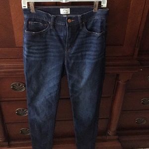 J. Crew high rise toothpick jeans